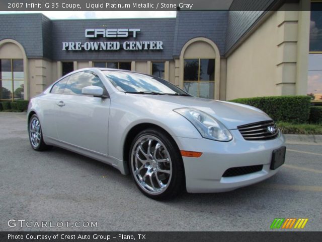 2007 Infiniti G 35 Coupe in Liquid Platinum Metallic