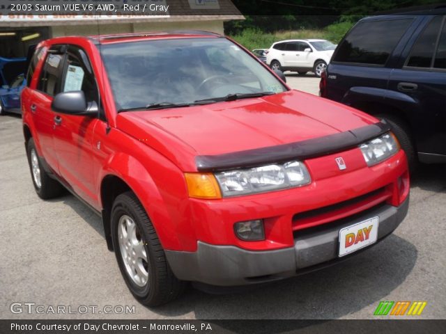 2003 Saturn VUE V6 AWD in Red