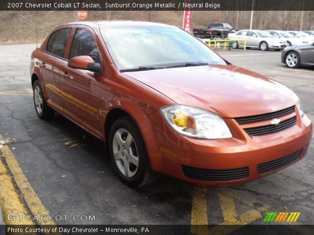 2007 Chevrolet Cobalt LT Sedan in Sunburst Orange Metallic