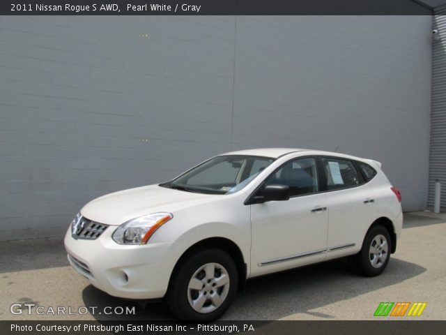 2011 Nissan Rogue S AWD in Pearl White