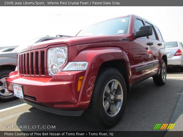 2008 Jeep Liberty Sport in Inferno Red Crystal Pearl