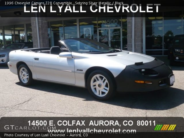 1996 Chevrolet Camaro Z28 Convertible in Sebring Silver Metallic