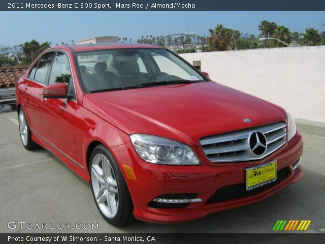 2011 Mercedes-Benz C 300 Sport in Mars Red