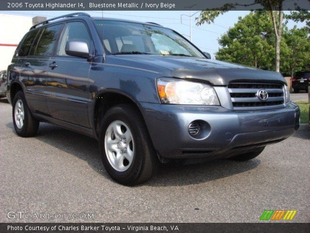 2006 Toyota Highlander I4 in Bluestone Metallic