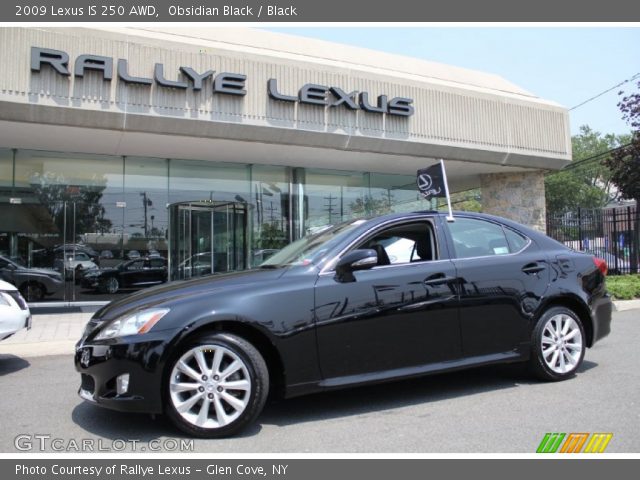 2009 Lexus IS 250 AWD in Obsidian Black