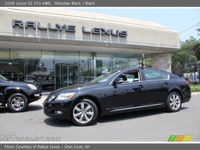 2008 Lexus GS 350 AWD in Obsidian Black