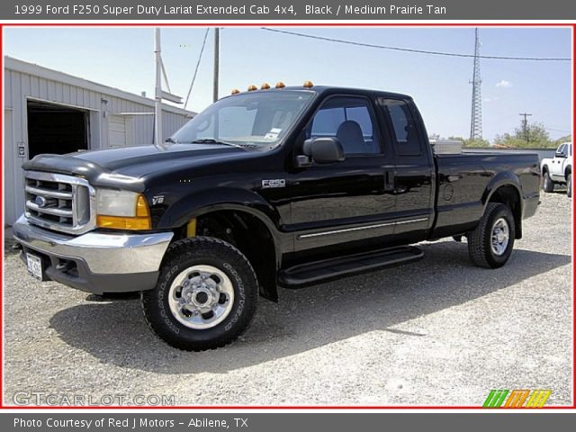 1999 Ford F250 Super Duty Lariat Extended Cab 4x4 in Black