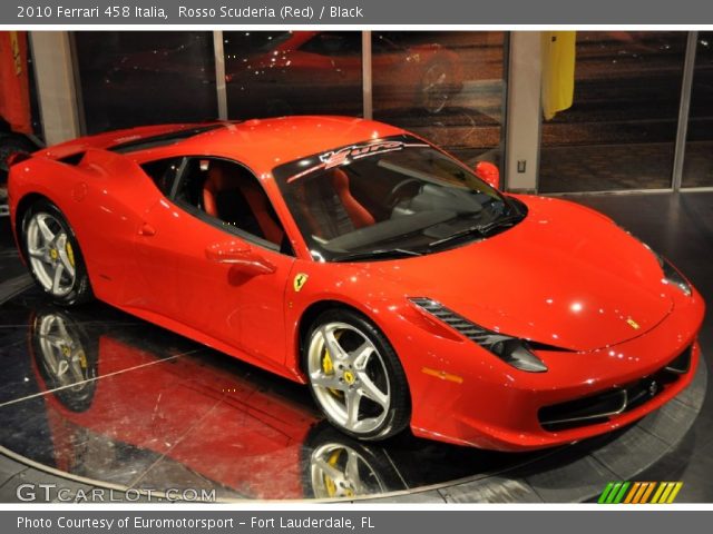 2010 Ferrari 458 Italia in Rosso Scuderia (Red)