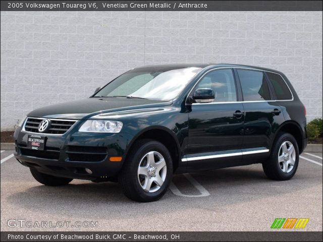 2005 Volkswagen Touareg V6 in Venetian Green Metallic