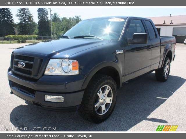 2004 Ford F150 FX4 SuperCab 4x4 in True Blue Metallic