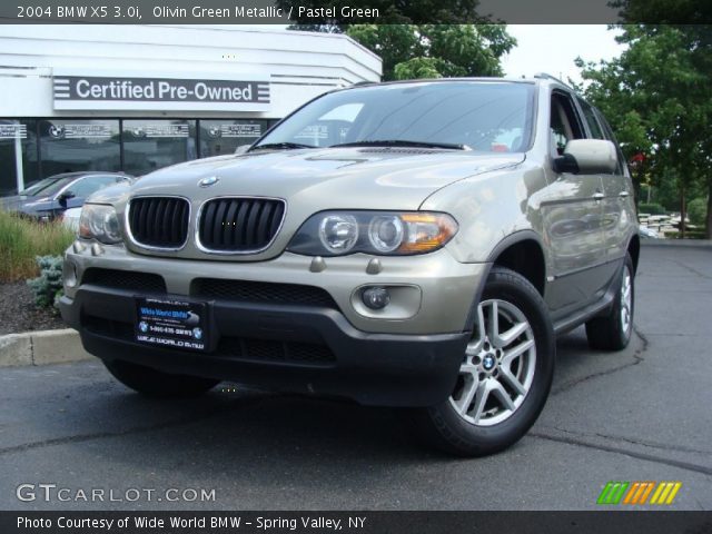 2004 BMW X5 3.0i in Olivin Green Metallic