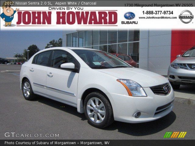 2012 Nissan Sentra 2.0 SL in Aspen White
