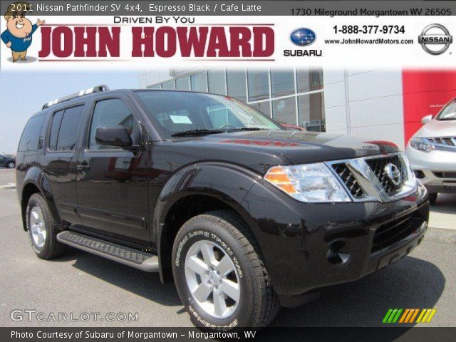 2011 Nissan Pathfinder SV 4x4 in Espresso Black