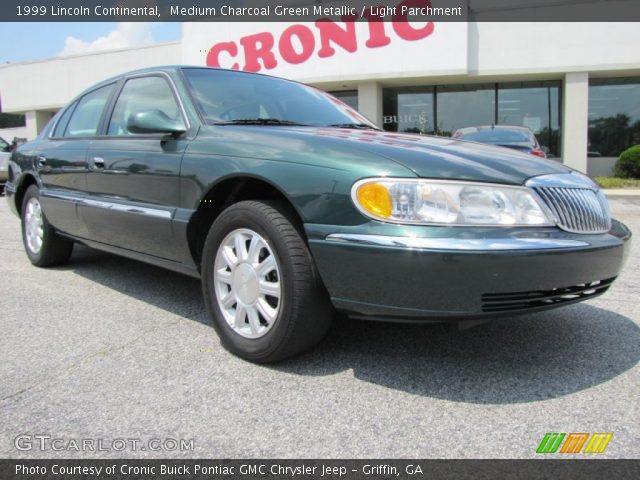 1999 Lincoln Continental  in Medium Charcoal Green Metallic