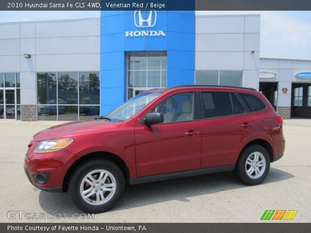 2010 Hyundai Santa Fe GLS 4WD in Venetian Red