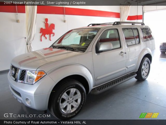 2007 Nissan Pathfinder LE in Silver Lightning