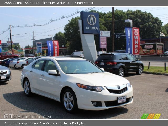 2009 Acura TSX Sedan in Premium White Pearl