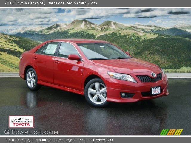 2011 Toyota Camry SE in Barcelona Red Metallic