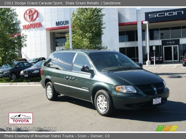 2001 Dodge Grand Caravan Sport in Shale Green Metallic