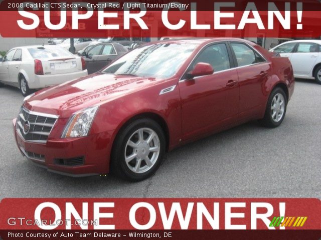 2008 Cadillac CTS Sedan in Crystal Red