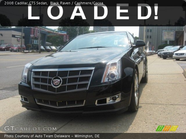 2008 Cadillac CTS Sedan in Black Raven