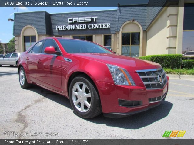 2009 Cadillac CTS Sedan in Crystal Red