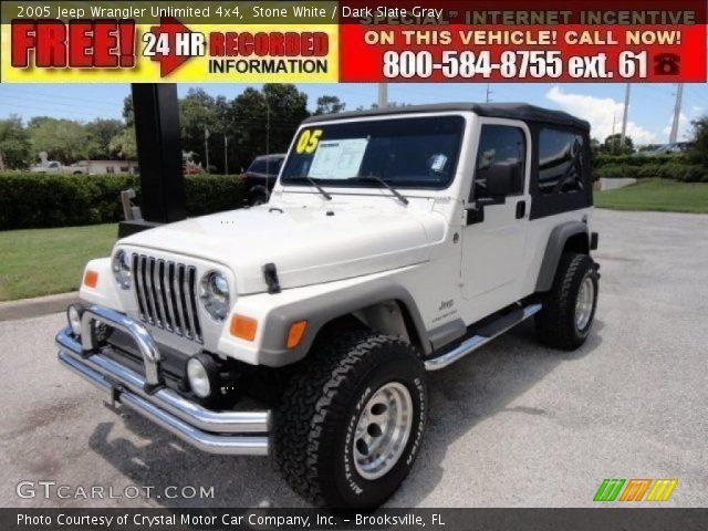 2005 Jeep Wrangler Unlimited 4x4 in Stone White