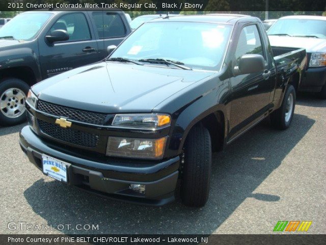 2012 Chevrolet Colorado Work Truck Regular Cab in Black