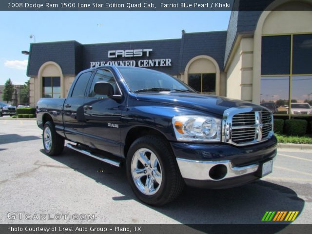 2008 Dodge Ram 1500 Lone Star Edition Quad Cab in Patriot Blue Pearl