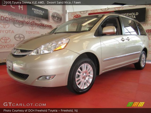 2008 Toyota Sienna XLE AWD in Desert Sand Mica