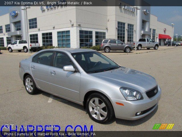 2007 Kia Optima EX V6 in Bright Silver Metallic