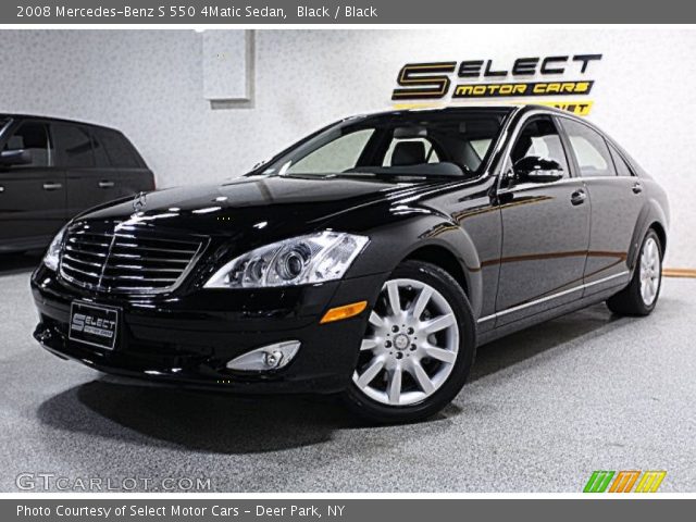 2008 Mercedes-Benz S 550 4Matic Sedan in Black
