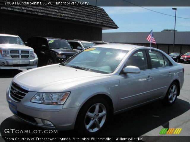 2009 Hyundai Sonata SE V6 in Bright Silver