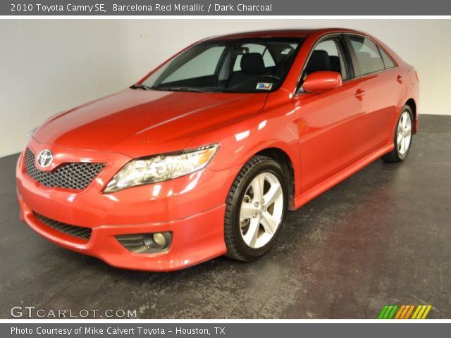 2010 Toyota Camry SE in Barcelona Red Metallic