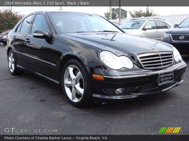 2006 Mercedes-Benz C 230 Sport in Black