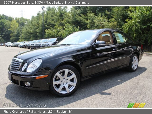 2007 Mercedes-Benz E 350 4Matic Sedan in Black