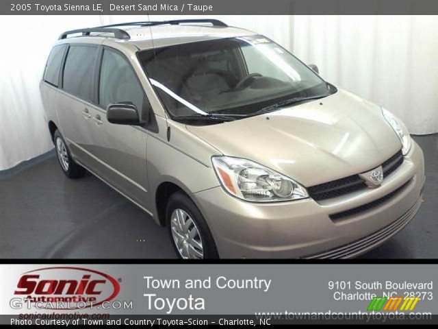 2005 Toyota Sienna LE in Desert Sand Mica