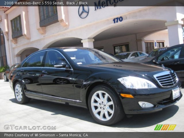2008 Mercedes-Benz S 550 Sedan in Black
