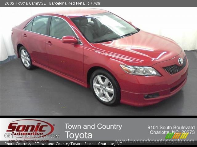 2009 Toyota Camry SE in Barcelona Red Metallic
