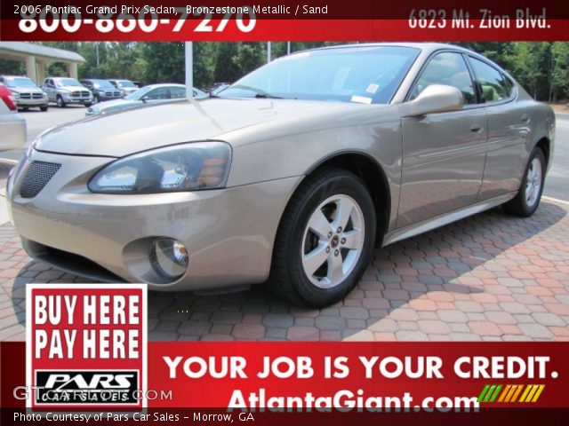 2006 Pontiac Grand Prix Sedan in Bronzestone Metallic