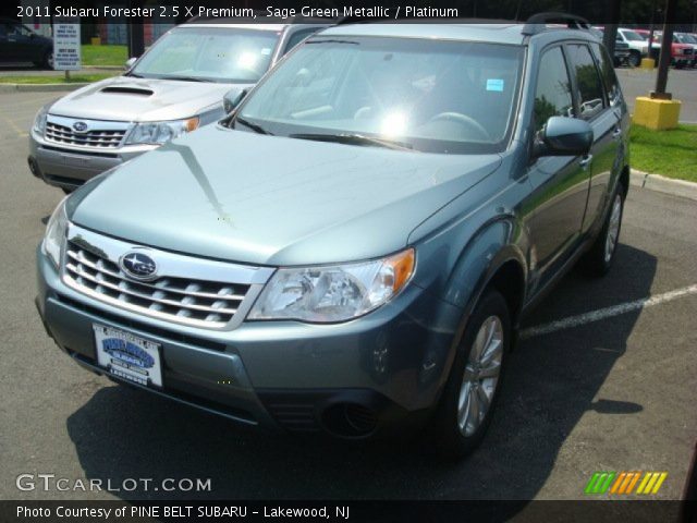 2011 Subaru Forester 2.5 X Premium in Sage Green Metallic