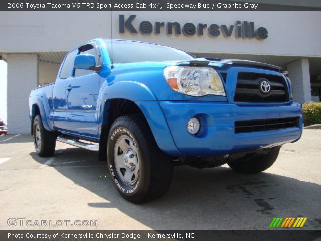 2006 Toyota Tacoma V6 TRD Sport Access Cab 4x4 in Speedway Blue