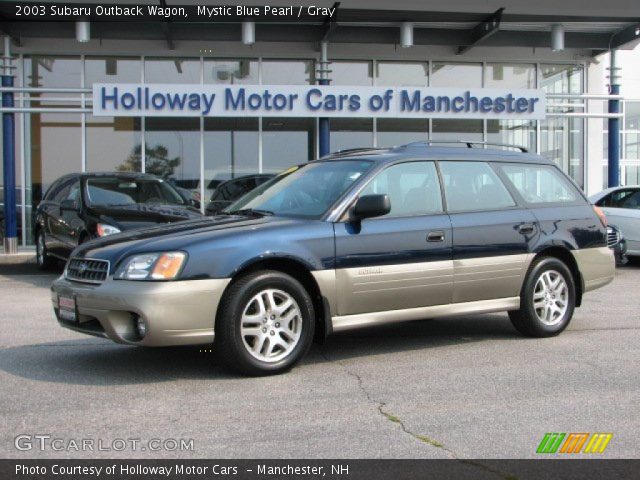2003 Subaru Outback Wagon in Mystic Blue Pearl