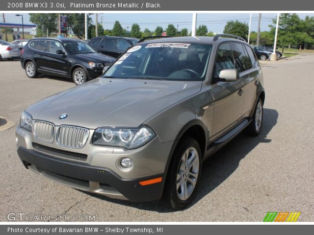 2008 BMW X3 3.0si in Platinum Bronze Metallic