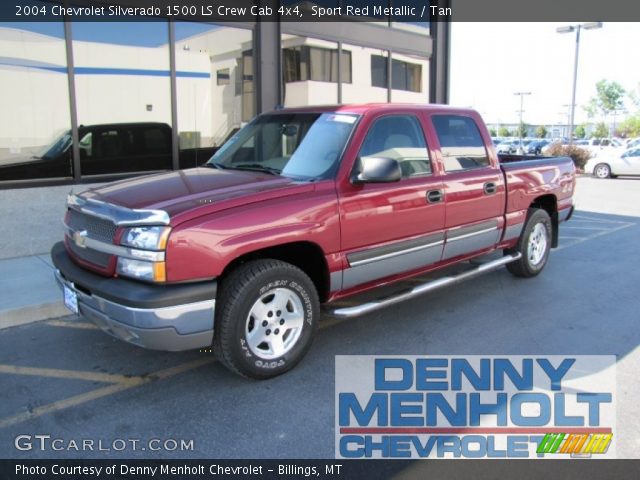 2004 Chevrolet Silverado 1500 LS Crew Cab 4x4 in Sport Red Metallic