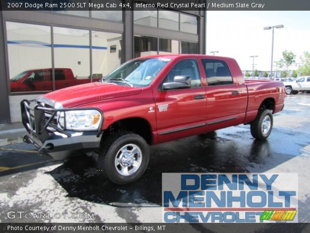 2007 Dodge Ram 2500 SLT Mega Cab 4x4 in Inferno Red Crystal Pearl