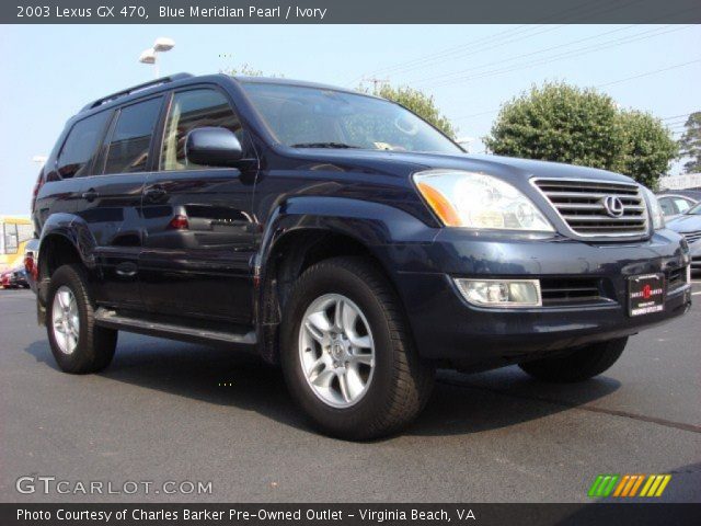 2003 Lexus GX 470 in Blue Meridian Pearl