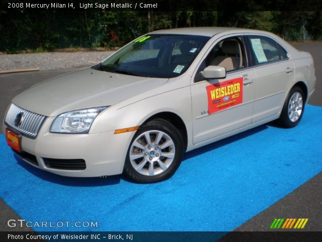 2008 Mercury Milan I4 in Light Sage Metallic
