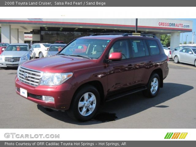 2008 Toyota Land Cruiser  in Salsa Red Pearl