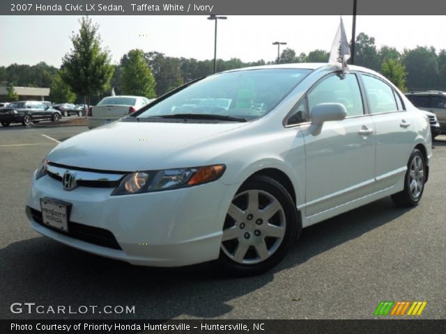 2007 Honda Civic LX Sedan in Taffeta White
